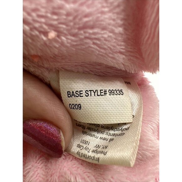 JUST ONE YEAR MY FIRST DOLL BEAN BAG SOFT STUFFED PLUSH PINK BROWN PIGTAIL GIRL - Picture 15 of 16